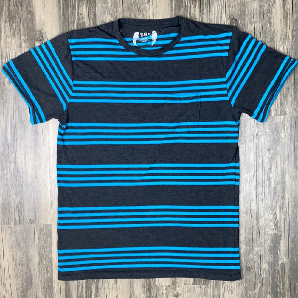 SGR Striped T-Shirt Men's Sz XL